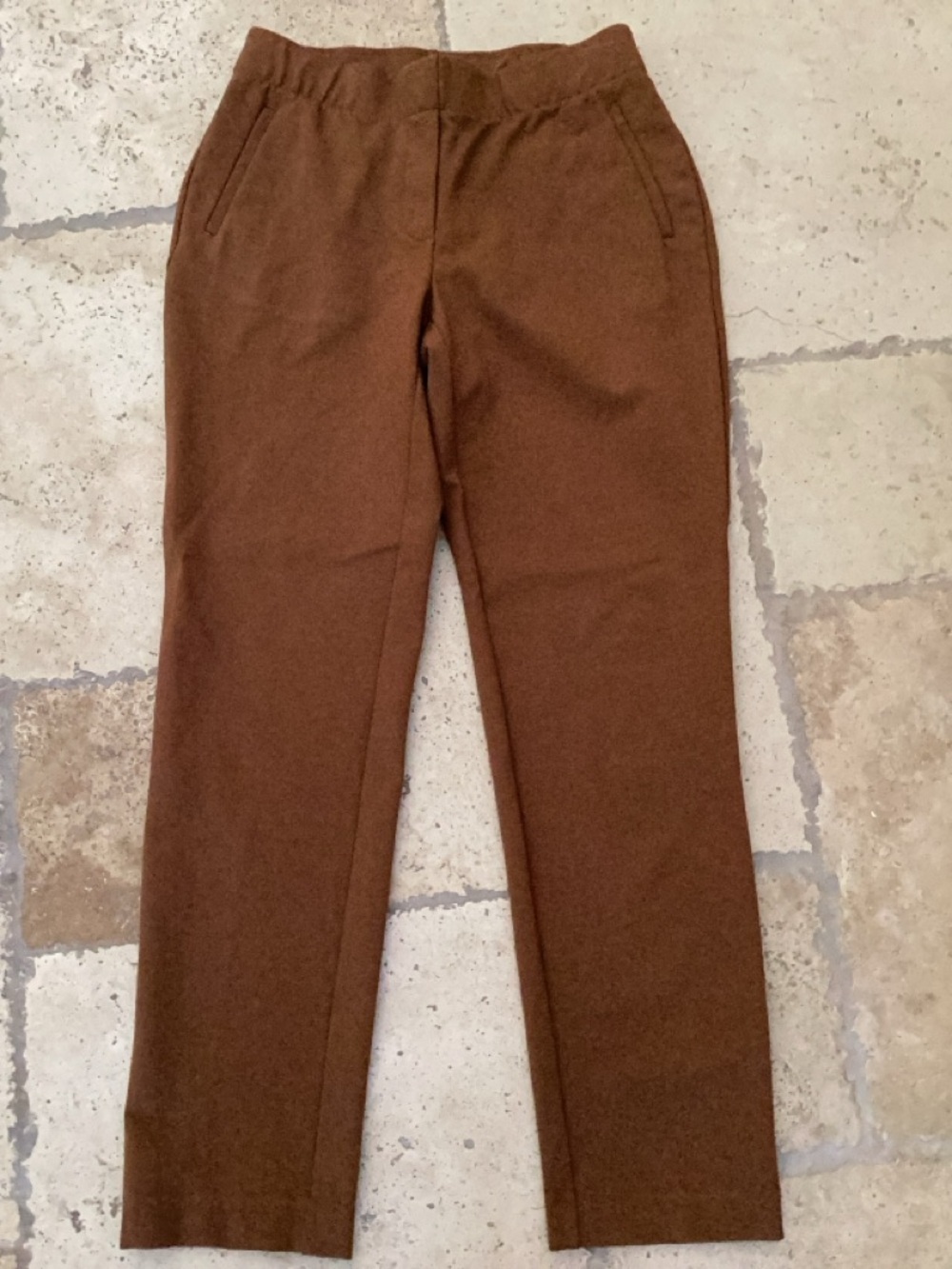 J. Jill Pants Women's Size Small Brown Ponte Leggings Pull slim fit  On High Ris